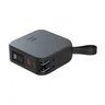 Miniatyrbilde 2 av Svart Urban Vitamin Saratoga 10.000 mAh 5-i-1 Universell Reiselader med 20W PD og 15 W Magnetisk Trådløs Powerbank