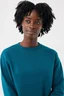 Miniatyrbilde 6 av Dark teal iqoniq Torla Resirkulert Bomull Collegegenser