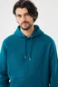 Miniatyrbilde 7 av Dark teal iqoniq Joshua Resirkulert Bomull  Hettegenser