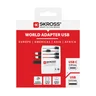 Miniatyrbilde 4 av Hvit Skross World MUV 2-polet med USB C og A Reiseadapter