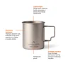 Miniatyrbilde 1 av Sølvfarget Nordic Drift Trail  Titanium 450 ml Metallkopp