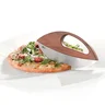 Miniatyrbilde 5 av Brun Wave Universal Rustfritt Stål Urtekniv og Pizzaskjærer