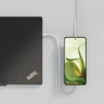 Miniatyrbilde 5 av Hvit PRO 2 USB-C 2-i-1 Ladekabel