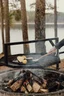 Miniatyrbilde 6 av Svart Vinga Monte Ardoise 30 cm Grilltakke