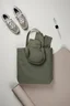 Miniatyrbilde 3 av Grønn Vinga Hilo 280 g/m2 AWARE Resirkulert Kanvas 21L Toteveske