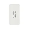 Miniatyrbilde 8 av Hvit XD Collection Fluxo 65W RCS Resirkulert Plast GAN Vegglader med Universalkontakter