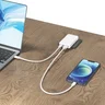 Miniatyrbilde 9 av Hvit XD Collection Fluxo 65W RCS Resirkulert Plast GAN Vegglader med Universalkontakter