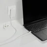 Miniatyrbilde 10 av Hvit XD Collection Fluxo 65W RCS Resirkulert Plast GAN Vegglader med Universalkontakter