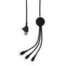 Miniatyrbilde 2 av Svart XD Collection Lysende Logo 6-i-1 Ladekabel