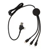 Miniatyrbilde 3 av Svart XD Collection Lysende Logo 6-i-1 Ladekabel