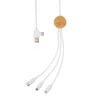 Miniatyrbilde 1 av Hvit XD Collection Ontario RCS Resirkulert Plast 6-i-1 Ladekabel