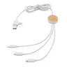 Miniatyrbilde 5 av Hvit XD Collection Ontario RCS Resirkulert Plast 6-i-1 Ladekabel