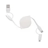 Miniatyrbilde 1 av Hvit XD Collection RCS Resirkulert Plast og TPE Uttrekkbar 6-i-1 Ladekabel