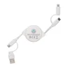 Miniatyrbilde 2 av Hvit XD Collection RCS Resirkulert Plast og TPE Uttrekkbar 6-i-1 Ladekabel