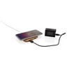 Miniatyrbilde 2 av Brun XD Collection FSC Sertifisert Bambus USB Hub og 5W Ladeplate