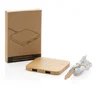 Miniatyrbilde 5 av Brun XD Collection FSC Sertifisert Bambus USB Hub og 5W Ladeplate