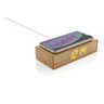Miniatyrbilde 1 av Brun XD Collection Bambus Vekkerklokke med 5W  Ladeplate