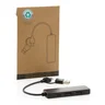 Miniatyrbilde 5 av Svart XD Collection RCS Resirkulert Plast USB Hub