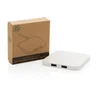 Miniatyrbilde 5 av Hvit XD Collection RCS Resirkulert Plast USB Hub og 10W Ladeplate
