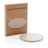 Miniatyrbilde 3 av Khaki XD Collection Hvetefiber Rund 5W Ladeplate