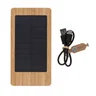 Miniatyrbilde 3 av Brun XD Collection Sunwick 10.000 mAh Bambus Solcelle Powerbank