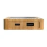 Miniatyrbilde 4 av Brun XD Collection Sunwick 10.000 mAh Bambus Solcelle Powerbank