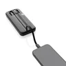 Miniatyrbilde 4 av Svart XD Collection Turbopack 10.000 mAh RCS Resirkulert Plast Integrerte Kabler Powerbank