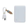 Miniatyrbilde 2 av Hvit XD Collection 5000 mAh RCS Resirkulert Plast Powerbank