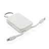 Miniatyrbilde 2 av Hvit XD Collection Nexo 2.000 mAh RCS Resirkulert Plast Integrerte Kabler Powerbank