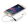 Miniatyrbilde 1 av Sølvfarget XD Collection 1.000 mAh Nøkkelring Powerbank
