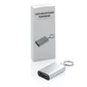 Miniatyrbilde 4 av Sølvfarget XD Collection 1.000 mAh Nøkkelring Powerbank