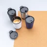 Miniatyrbilde 8 av Blå XD Collection 300 ml GRS Resirkulert Stål og PP Termokopp med Kork