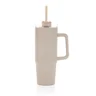Miniatyrbilde 1 av Beige XD Collection Tana 900 ml RCS Resirkulert Plast Termokopp med Håndtak