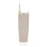 Miniatyrbilde 4 av Beige XD Collection Tana 900 ml RCS Resirkulert Plast Termokopp med Håndtak