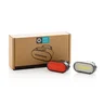 Miniatyrbilde 5 av Svart XD Collection Lumino RCS Resirkulert Plast USB Oppladbart Sykkellyktsett