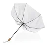 Miniatyrbilde 2 av Hvit XD Collection Impact AWARE 190T RPET 21" Bambus Automatisk Sammenleggbar Paraply