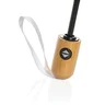 Miniatyrbilde 3 av Hvit XD Collection Impact AWARE 190T RPET 21" Bambus Automatisk Sammenleggbar Paraply