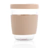 Miniatyrbilde 2 av Brun Ukiyo 360 ml Borosilikat med Silikonlokk og -grep Glasskopp