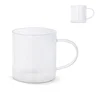 Miniatyrbilde 2 av Transparent Kaffeglass med hank Vardez 300 ml