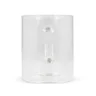 Miniatyrbilde 1 av Transparent Kaffeglass med hank Vardez 180 ml