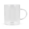 Miniatyrbilde 3 av Transparent Kaffeglass med hank Vardez 180 ml