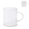 Miniatyrbilde 4 av Transparent Kaffeglass med hank Vardez 180 ml