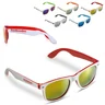 Miniatyrbilde 1 av White / Black Sunglasses Jeffrey 2-tone UV400