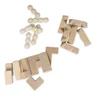 Miniatyrbilde 3 av Wood / Light 3-i-1 tankespill