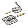 Miniatyrbilde 4 av Wood Barbecue hamburger grill