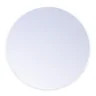Miniatyrbilde 2 av White Rund musematte, sublimering 20 cm