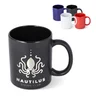 Miniatyrbilde 6 av Black Oslo krus med kontrastfarget matt og blank glasur 350ml