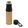 Miniatyrbilde 1 av Black Termoflaske med tau bambus 500 ml