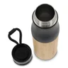 Miniatyrbilde 2 av Black Termoflaske med tau bambus 500 ml