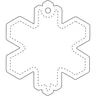 Miniatyrbilde 2 av Hvit RFX Snøflak TPU Mykrefleks